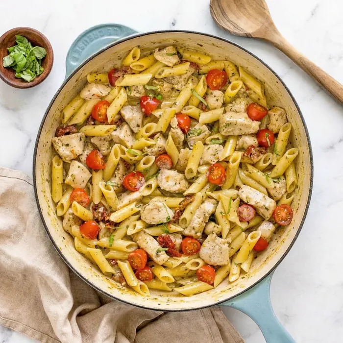 Pesto Pasta with Chicken